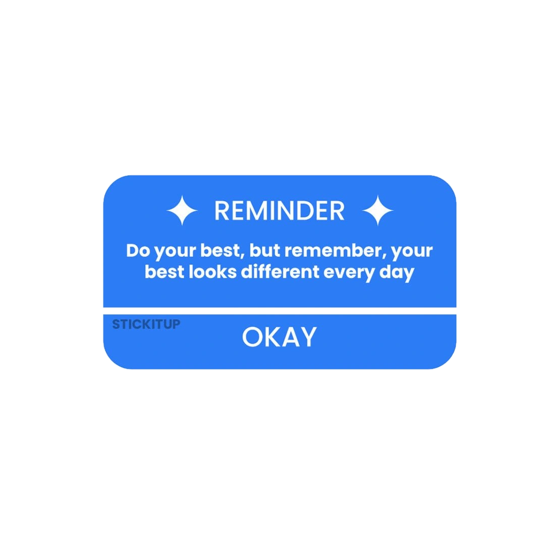 Do Your Best Sticker
